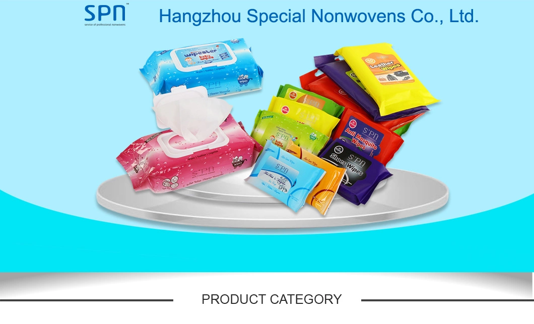 Special Nonwovens Customized Disinfectant Sanitizer Hand Tissue Alcohol or Alcohol Free Antibacterial Disinfection Wet Soft Wipes